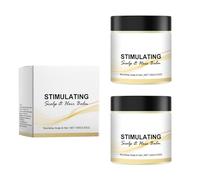 2 balsamo stimolante per capelli e capelli, burro di karitè mango fusion, deep nourish dry scalp, capelli strengthen from root, crema idratante per tutti i tipi di capelli