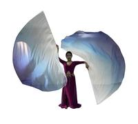 2 bandiere culto a semicerchio bandiere danza lode con aste scalabili per striscioni danza per chiese accessori facili da usare