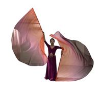 2 bandiere culto a semicerchio bandiere danza lode con aste scalabili per striscioni danza per chiese accessori facili da usare