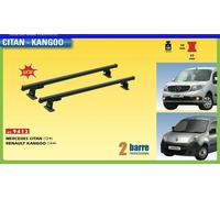 Barre portatutto per Mercedes Citan e Renault Kangoo