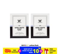 2 Barrette Autentico Gluta Wink Sapone Bianco Sbiancante Pelle Illuminante Sp...