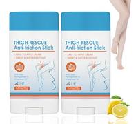 2 bastoncini anti sfregamento, anti-sfregamento sulle cosce, offrono protezione contro l'attrito, crema per sfregamento delle cosce, balsamo impermeabile e antisudore per attrito, crema anti