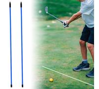 2 bastoncini di allineamento per il golf, per allenare l'oscillazione del