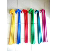 2 BASTONI IN PLASTICA GRANDE COLORATI PER ALLEVATORI PASTORI E CONTADINI