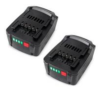 2 Batteria di ricambio per Metabo Li-ion LTX 18V (5,0 Ah, 90 Wh) | Compatibile con batteria Metabo 18V LiHD 625367000 625368000 625592000 625596000, adatta per utensili elettrici 18V LTX