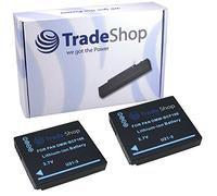2 batterie agli ioni di litio ad alte prestazioni, 1100 mAh, compatibili con Panasonic Lumix FT-1 FP-8 FS-6 FS-7 FS-10 FS-12 FS-15 FS-25 FS-42 FS-62 FX-40 FX-60 FX-550 FS-25 FP-1