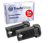 2 batterie agli ioni di litio ad alte prestazioni per utensili DeWalt da 7,2 V, 1000 mAh, sostituisce DCB080, di alta qualità per la sostituzione