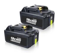 2 batterie agli ioni di litio da 5,0 Ah per Makita 18 V compatibile con batteria Makita 18 V BL1850B BL1860B BL1830B BL1840 BL1845 BL1830 194205-3 LXT-400 con indicatore LED