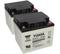 2 batterie AGM 12V / 50Ah al piombo - REC50-12I compatibili con MP50-12C, 12LCP-50, WP50-12NE AKKUman