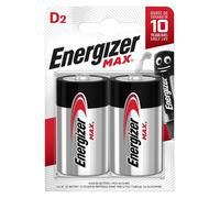 2 Batterie Alcaline Energizer Max D Lr20 1.5V Mono R20 Mn1300 Am1 2030