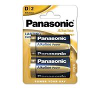 2 Batterie Alkaline Panasonic Power D Lr20 Blister 1.5V Mono R20 Mn1300 Am1 E95