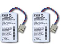 2 BATTERIE BAT05 per sensore allarme DAITEM LOGISTY 3,6V 5,4 Ah Batli05 litio