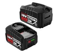 2 batterie da 18 V, compatibili con Bosch casa e giardino, batteria da 5,0 Ah per batteria Gloria, compatibile con Bosch 18 V, PBA PSB PSR