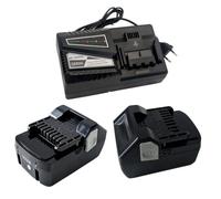 2 batterie di ricambio da 5000 Ah per Hitachi 18 V BSL1850 e caricatore | Compatibile con caricabatterie HiKOKI da 18 V BSL1815, BSL1820, BSL1830 BSL1850, UC18YFSL, UC18YSL3, UC18YKSL, UC18YRL