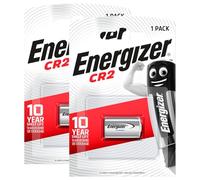 2 Batterie Energizer CR2 Litio 3V Pile per Rilevatori Fotocamere Reflex Digitali Modellini Radiocomandati e Termometri Lunga Durata Mantengono la Carica 10 Anni