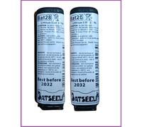 2 Batterie per allarme BAT28 BatLi28 Daitem Logisty 3.6V 2,7Ah LITIO scade 2032