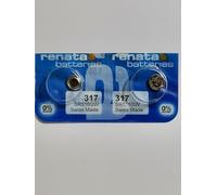 2 batterie per orologio da 1,55 Volt 317 sostituisce SR516SW