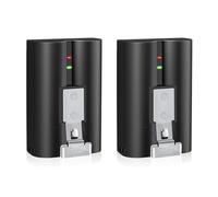 2 Batterie per Ring(3.65V 6040mAh),Batteria ricaricabile a sgancio rapido compatibile con Video Doorbell 2(Comunicato 2024)/3/4/3 Plus,Stick Up Cam Battery (2nd & 3rd Gen),Spotlight Cam,Intercom