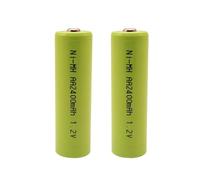 2 batterie ricaricabili da 1,2 V e 2400 mAh - compatibili con spazzolini elettrici, sveglie, microfoni, telecomandi - alimentazione a lunga durata for più dispositivi(4pc)