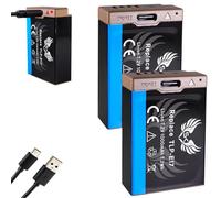 2 batterie SK Canon LP-E17, 1000 mAh, con presa di ricarica USB Type-C per Canon EOS RP R8 R50 R100 - M3 M5 M6 II - 77D 200D 750D 800D /// (decodificato parzialmente)