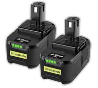 2 batterie sostitutive 18 V 5,5 Ah P108 per batteria Ryobi P108 RB18L50 RB18L25 RB18L40 RB18L15 RB18L13 P102 P103 P104 P105 P106 P107