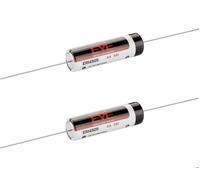2 Batterie stilo AA litio Li-SOCL2 2700mAh 3.6V TERMINALI SALDARE ER14505 14500