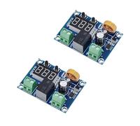 2 batterie XH-M609 DC 12 V-36 V con spegnimento, tester di tensione, interruttore di spegnimento a bassa tensione, interruttore di sottotensione programmabile