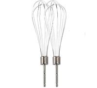 2 battitori di pezzi per mixer Attacco per frusta per la cucina in acciaio inossidabile per miscelatore a mano 7, 9 in lungo battitore per farina, uova, frode, panna, battitori a mano