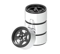 2. Beadlock Allume Per Axial Per SCX10/II Per TRX4 D90 1/10 Parti Ricambio | Leggeri perline riducono resistenza rotolamento design scatto facilita l'installazione sui sentieri
