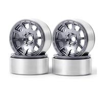 2. Beadlocks Metallos Per Axial Per SCX10 II Per Wraith 1/10 RC Ricambi | Auto RC parti perline riducono resistenza dell'aria inerzia dadi esagonali assicurano scorrimento
