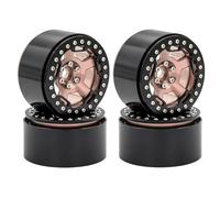 2. Beadlocks Metallos Per Axial Per SCX10 Per Wraith RBX10 1/10 Ricambi | Aggiornamento auto RC cerchi metallici rigidi riducono resistenza rotolamento facile installazione