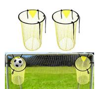 2 bersagli da calcio per praticare il gioco dei piedi e aiutarti a diventare un maestro di calci di punizione e calci di rigore (2 cestini superiori)