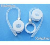 2 Bianco Ear-Hooks E Ear-Tips per Motorola HX600 Cuffie Boom Dispositivo