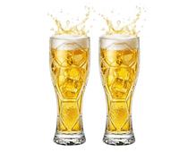 2 bicchieri da birra a forma di calcio. Bicchiere da birra a forma di calcio. Bicchiere da birra in vetro resistente per feste di osservazione, regalo per gli appassionati di calcio, perfetto per il