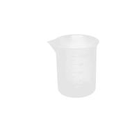 2 bicchieri graduati da 100 ml, in plastica trasparente, per laboratorio, casa, cucina, strumento di misurazione per liquidi, brocca # 10, moda intelligente
