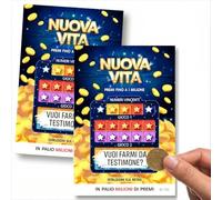2 Biglietti Gratta e Vinci Testimoni di Nozze Proposta Originale Matrimonio