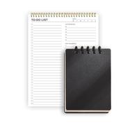 2 blocchi per lista delle cose da fare, agenda giornaliera con stampa fronte/retro, 132 fogli da 24,9 x 17 cm, per lavoro, scuola, personale organizzato