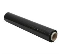 2 BOBINE FILM ESTENSIBILE 23MY PELLICOLA IMBALLAGGIO BANCALI PEDANE NERO 2 Kg