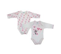 Ellepi Body americano neonato/a Minnie e Mickey Disney Manica lunga Cotone caldo 9 mesi