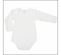 Ellepi AF891NR Body Americano Cotone Garzato Mezza Manica, Bianco, Taglia 18 Mesi