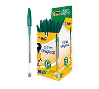 1 BOLIGRAFO BIC NERO TAGLIA BOLI 1 Mm E 0,4 Mm BIC CRYSTAL Scrive Normale