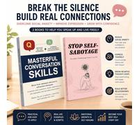 2-Book Personal Growth Set: Stop Self-Sabotage and Masterful Conversation Skills, Overcome Overthinking, Build Confidence, Improve Communication, ... Skills and Create Healthier Relationships