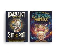 2-Book Set: Learn a Lot While You Sit on the Pot + Interesting Facts for Curious Minds | Fun Facts, Brain Boosting Trivia and Learning for Kids and Teens