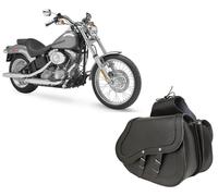 2 Borse moto borsoni bisacce valigie laterali pelle HD HARLEY DAVIDSON Softail