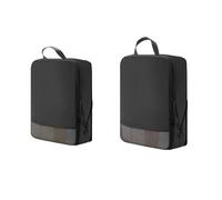 2 borse organizer mobili, contenitore autocomprimibile per vestiti, soluzione di imballaggio efficiente per piumino, organizer per bagagli