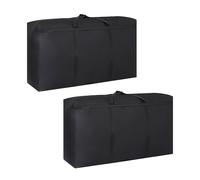 2 borse per bagagli, borsa Oxford, borsa per il trasporto del bagaglio da viaggio, borse in tela traspirante, adatte per biancheria da letto, copriletti, coperte, vestiti (80 x 45 x 25 cm)