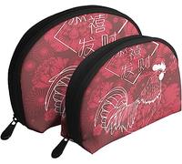 2 borse per cosmetici Benedizione Guadagna soldi Borsa per il trucco da viaggio Gallo Borsetta da donna per articoli da toilette