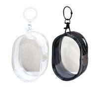 2 borse per trucco trasparenti da appendere, con, BLACKWHITE | Articoli da toeletta sospesi in PVC trasparente con gancio, borsa portaoggetti per organizzatori cavi