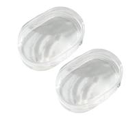 2 borse per trucco trasparenti da appendere, con, White | Articoli da toeletta sospesi in PVC trasparente con gancio, borsa portaoggetti per organizzatori cavi