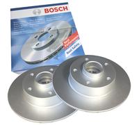 2 Bosch Dischi Freno Posteriore per Mercedes